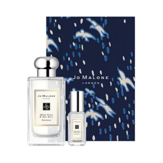 JO MALONE Wood Sage & Sea Salt Cologne Duo (Limited Editon) 祖馬龍鼠尾草與海鹽古龍水2件組合 (限量版) 100ml+9ml