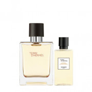 HERMES Terre D'Hermes Eau De Toilette 50ml + Shower Gel 40ml Set 愛馬仕大地男士淡香水50ml + 沐浴露40ml 套裝