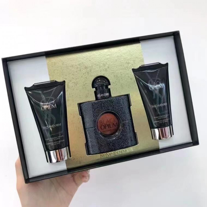 YSL Black Opium Perfume Set 聖羅蘭黑鴉片香水套裝(黑鴉片淡香水50ml