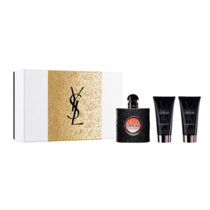 YSL Black Opium Perfume Set 聖羅蘭黑鴉片香水套裝(黑鴉片淡香水50ml