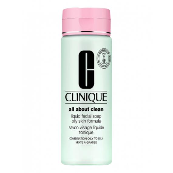 CLINIQUE All About Clean Liquid Facial Soap 200ml (Oily Skin) 倩碧洗面液 (油性肌膚)