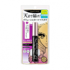 KISS ME Heroine Make Volume & Curl Mascara Super Waterproof #01 Black 奇士美超級防水濃密激翹睫毛液 #01 黑色