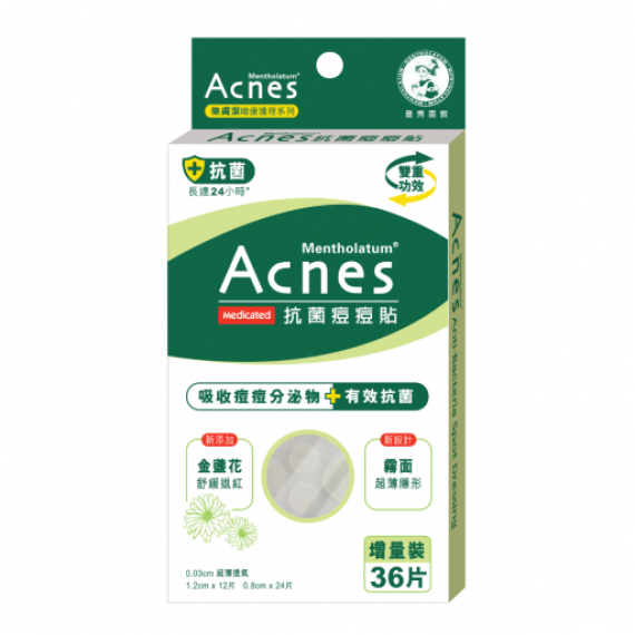 MENTHOLATUM Acnes Spot Dressing 36pcs 曼秀雷敦 抗菌痘痘貼