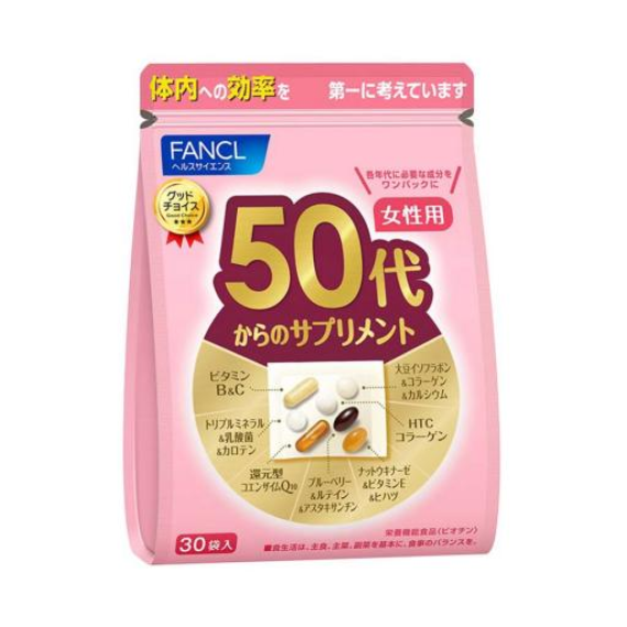 FANCL Good Choice 50'S Women Health Supplement 30 Packets 芳珂 50代女士綜合維他命