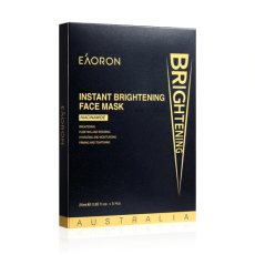 EAORON Instant Brightening Face Mask 5pcs 澳洲EAORON 黑色光速美白面膜