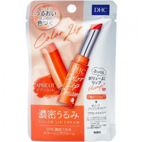 DHC Thick Touch, Tinted Lip Balm Apricot 1.5g 濃密有色潤唇膏 (橘子色)