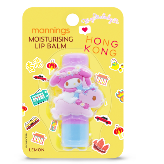 Mannings Moisturising Lip Balm 5g #melody 萬寧卡通潤唇膏