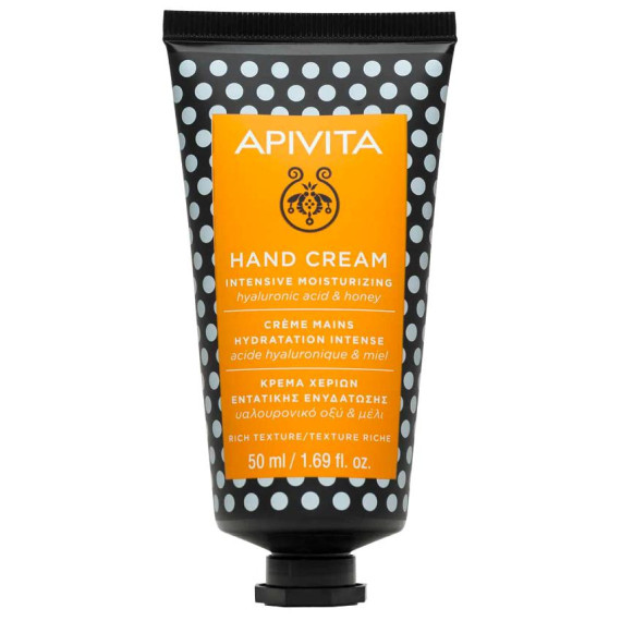 APIVITA Intensive Moisturizing Hand Cream (Honey) Rich Texture 50ml 透明質酸蜂蜜深層保濕護手霜